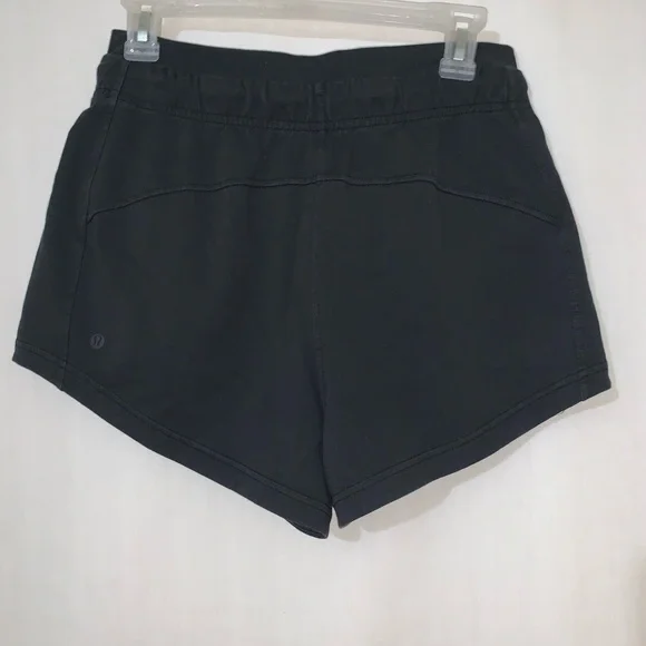 Lululemon Inner Glow Short 3” Terry Athletic Shorts Black Size 6 (Like New) - Picture 7 of 13